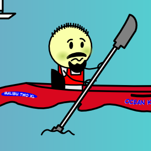 L.i.B. malade en kayak