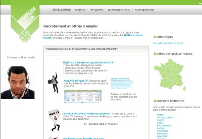 Page d'accueil Emploirama.fr