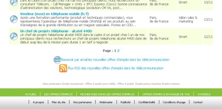 Lien flux RSS Emploirama.fr