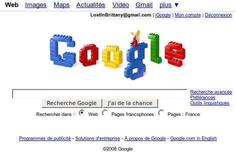 Logo Google LEGO