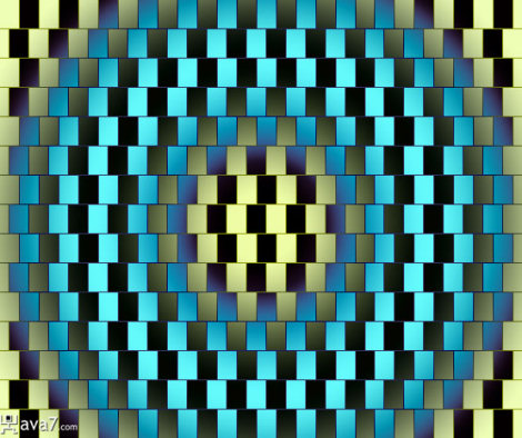 Illusion optique : les lignes ondulées