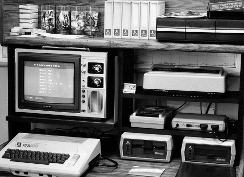 Atari user's desk, circa 1983