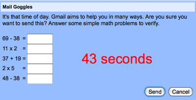 GMail Mail Goggles