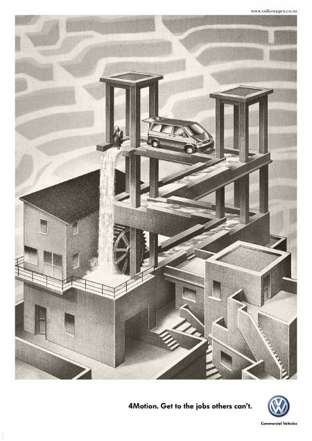 Volkswagen and Escher