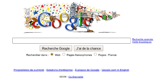Google fête l'anniversaire d'Asterix
