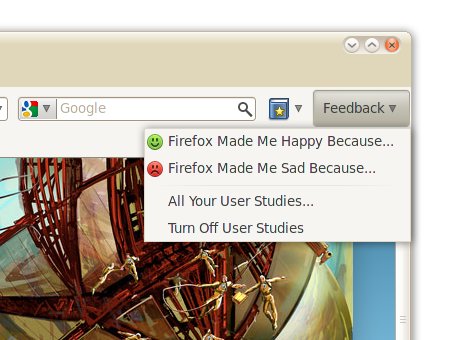 Firefox 4.0 bêta 1 - Feedback Button