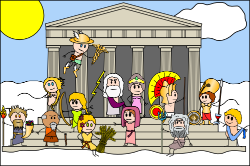 Portrait de famille à l'Olympe